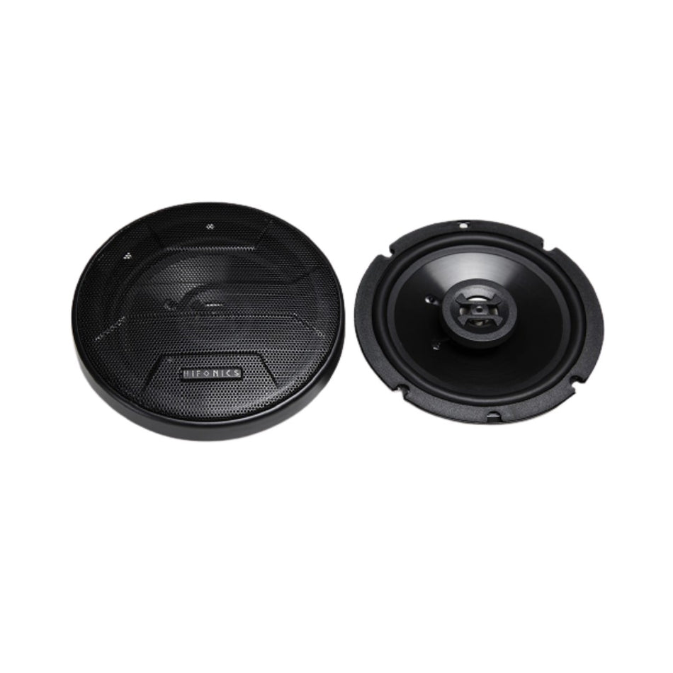 Hifonics ZS65CXS, Zues Series 6.5" 2-Way Slim Mount Coaxial Car Speakers, 300W