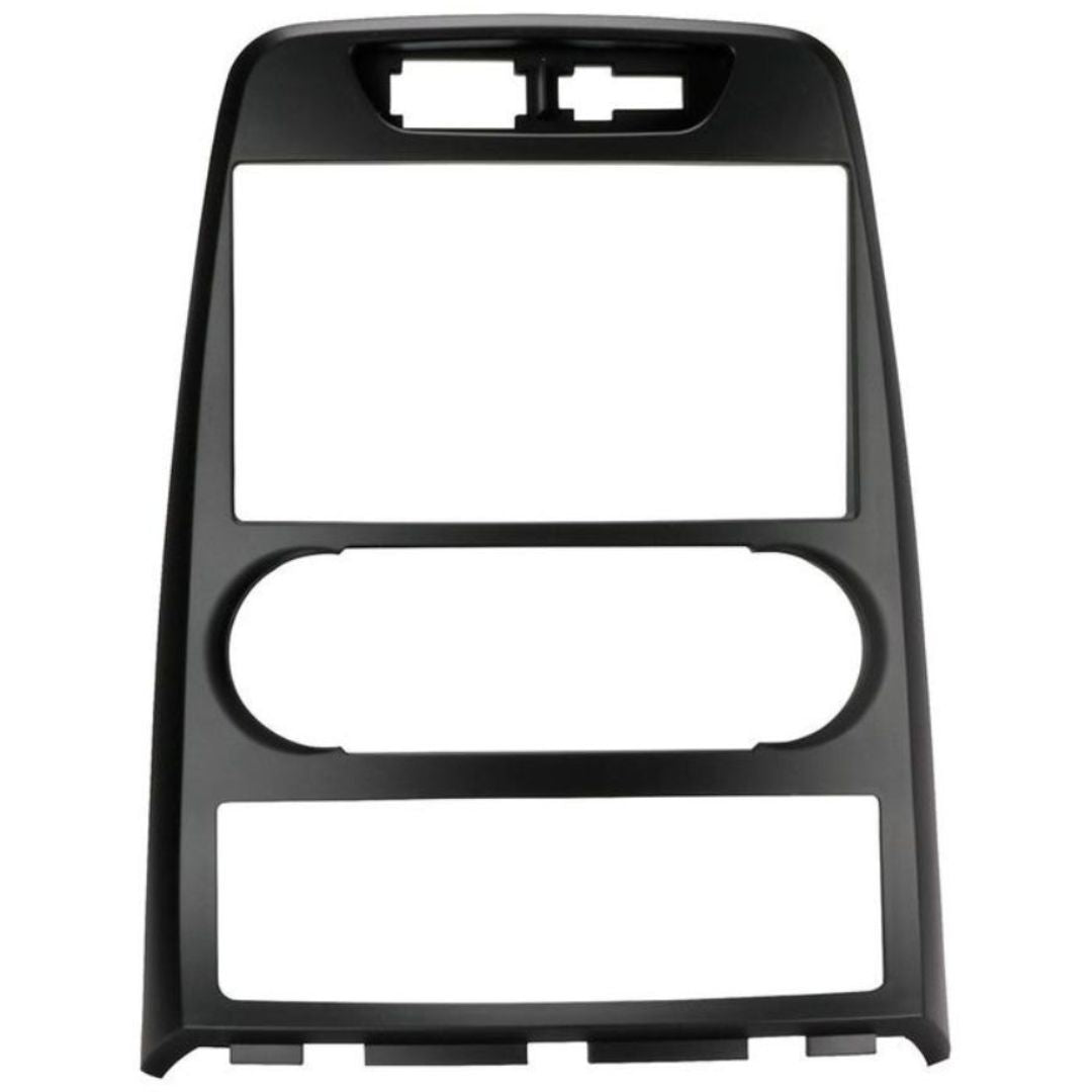 Scosche HY1624B, 2010-2012 Hyundai Genesis Coupe, ISO Double DIN & DIN+Pocket Kit, Manual A/C, Black