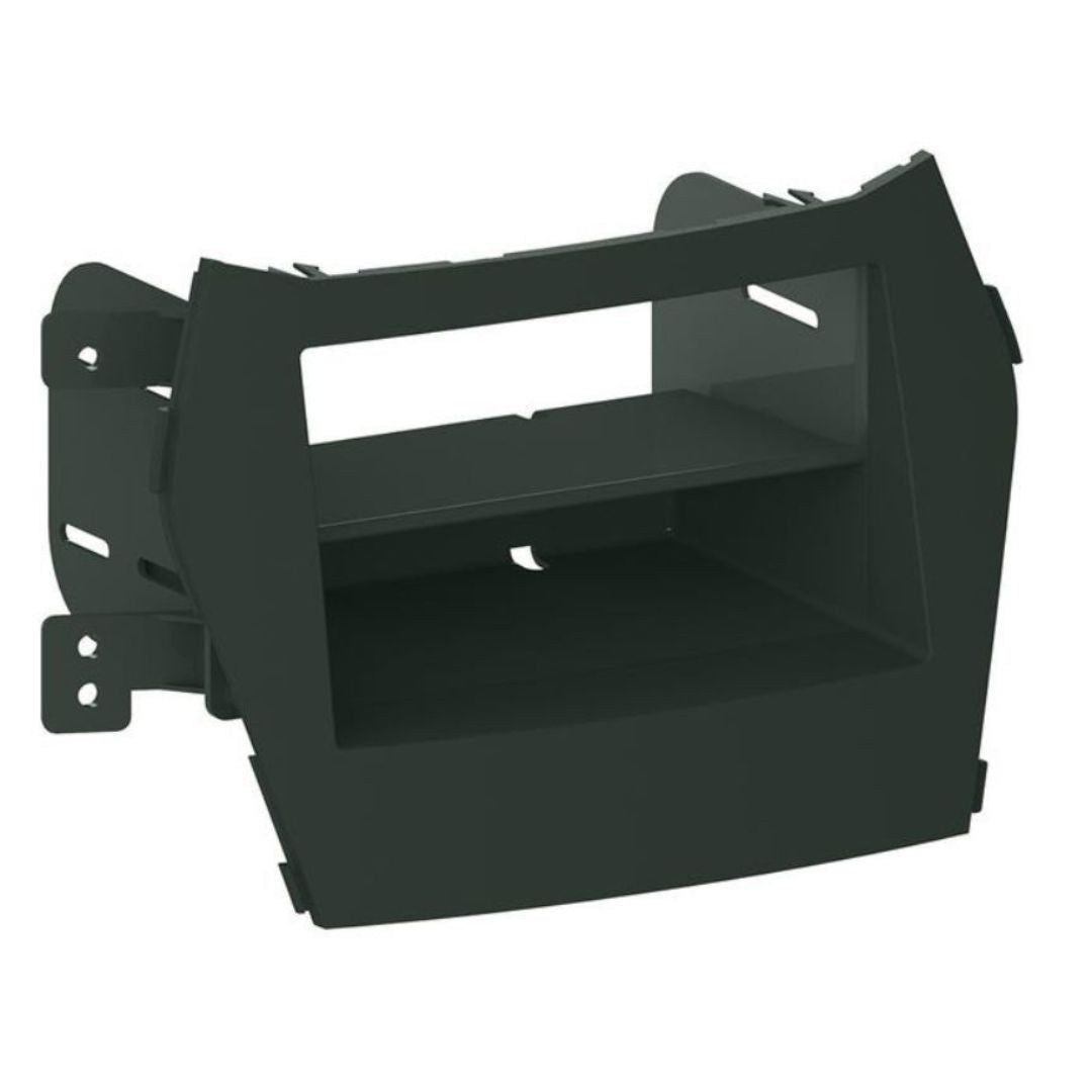 Scosche HY1632B, 2013-Up Hyundai Santa Fe ISO Double DIN & DIN+Pocket Kit, Non-Nav Models