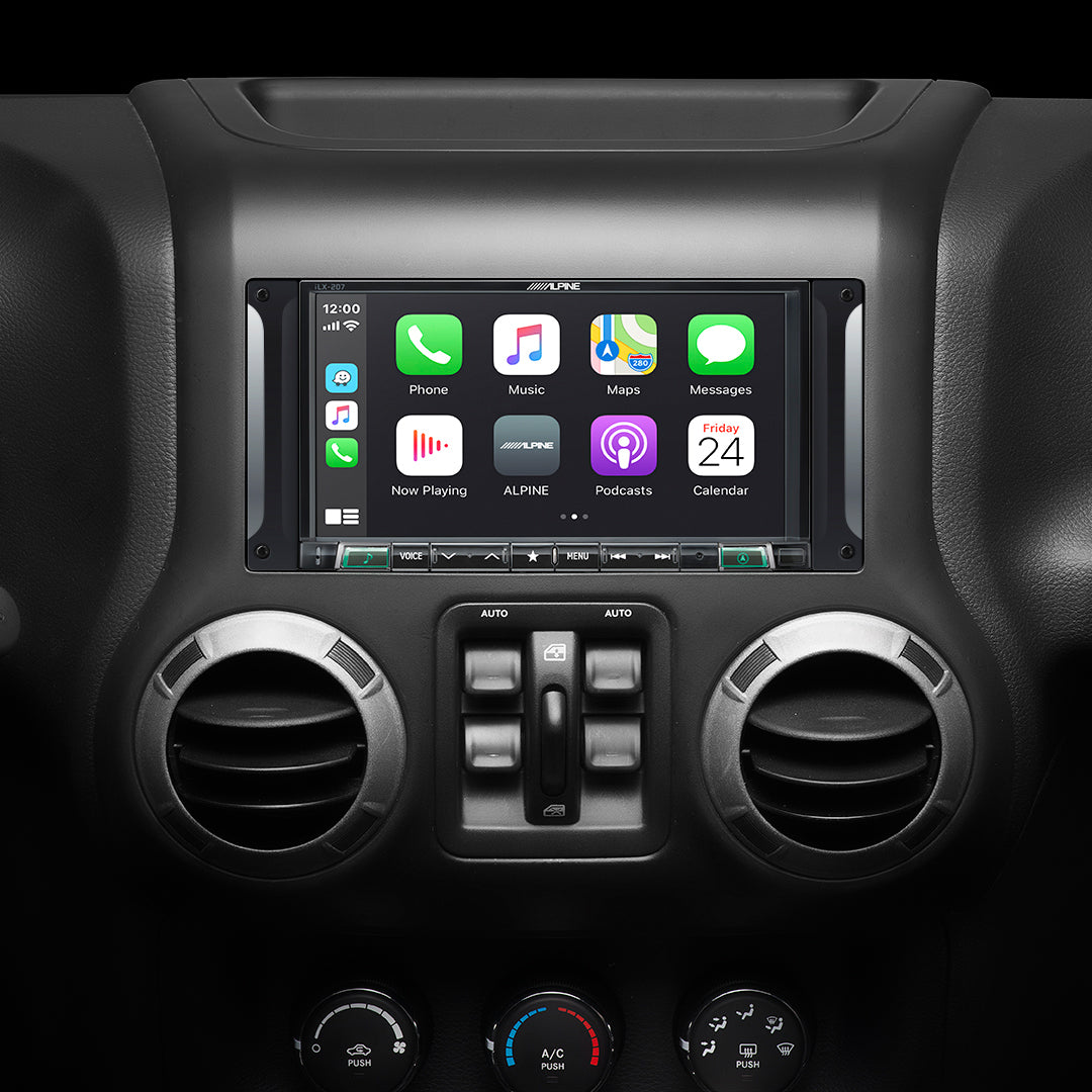 Alpine i209-WRA, In-Dash Restyle System, Custom-Fit Digital Media Receiver w/ 9" Screen and Apple CarPlay / Android Auto