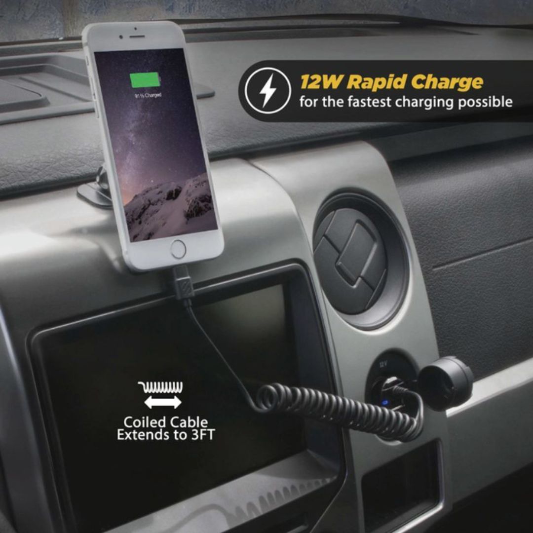 Scosche I2C12A, Lightning Car Charger 12W 2.4A