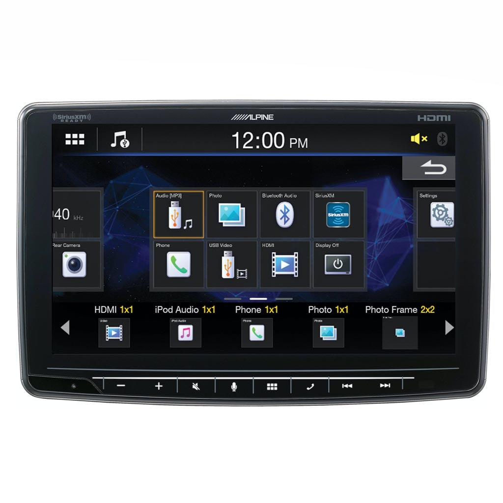 Alpine iLX-F409, Halo 9" Touchscreen Digital Multimedia Receiver w/ CarPlay & Android Auto