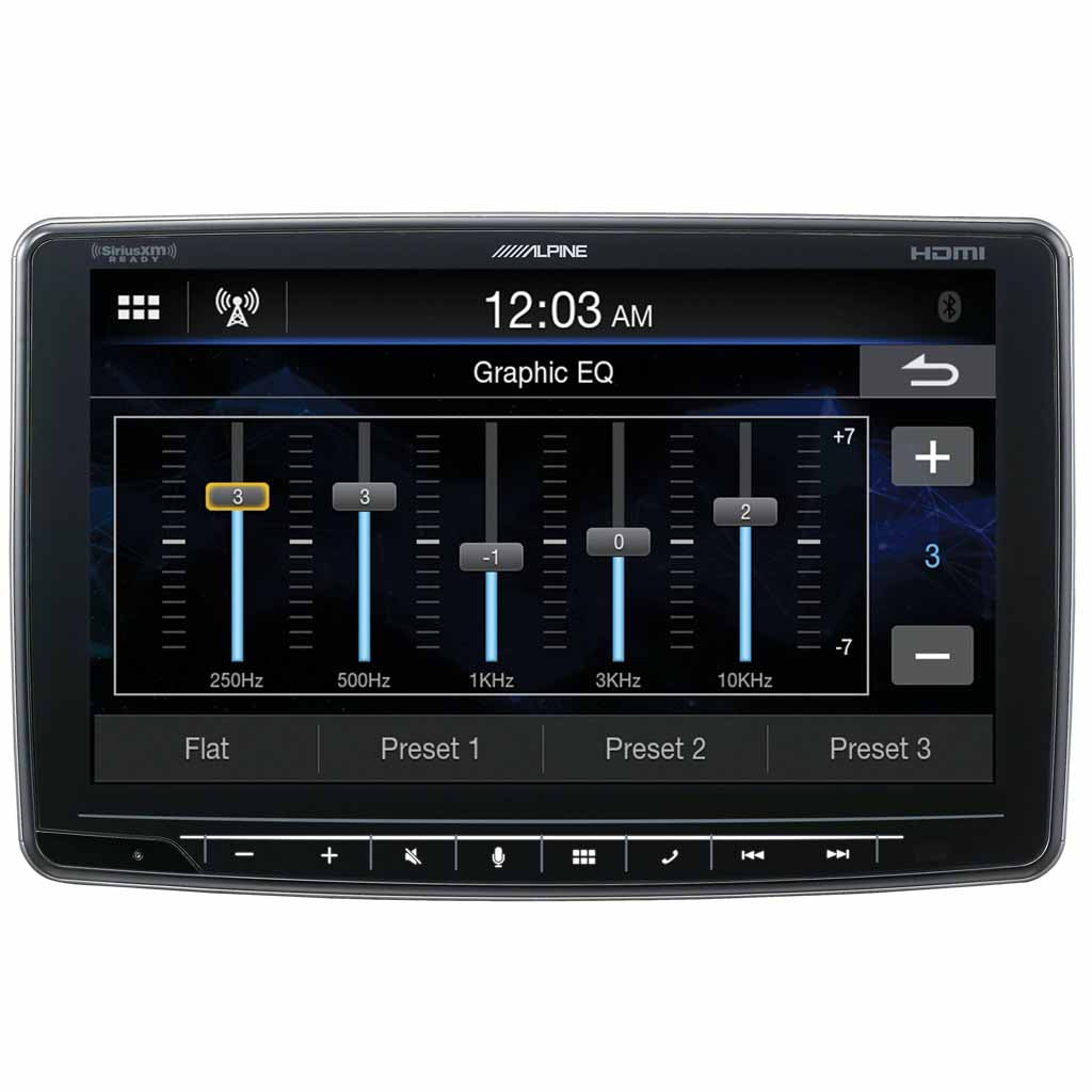 Alpine iLX-F409, Halo 9" Touchscreen Digital Multimedia Receiver w/ CarPlay & Android Auto