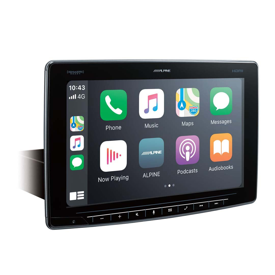 Alpine iLX-F411, Halo 11" Touchscreen Digital Multimedia Receiver w/ CarPlay & Android Auto