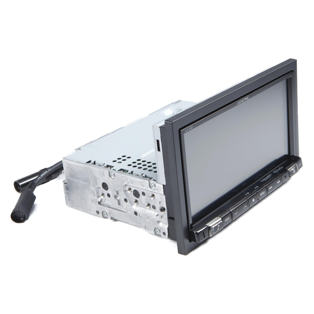 Alpine iLX-207, 7" Double-Din Digital Media Receiver, CarPlay &  Android Auto