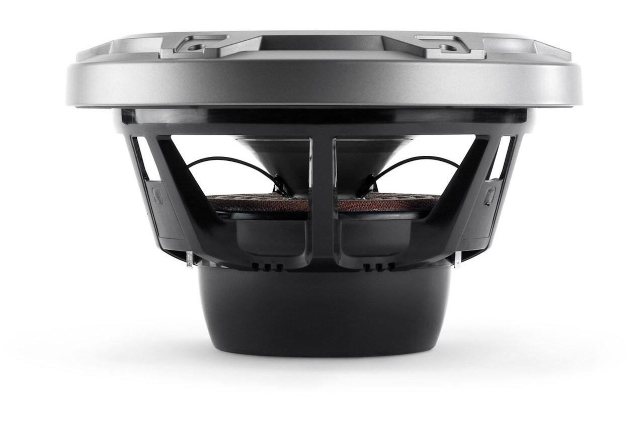 JL Audio MX10IB3-SG-TLD-B, MX Series Marine 10" Subwoofer With LED, 4-Ohm, Infinite Baffle, Titanium/Black Sport Grille, 175W