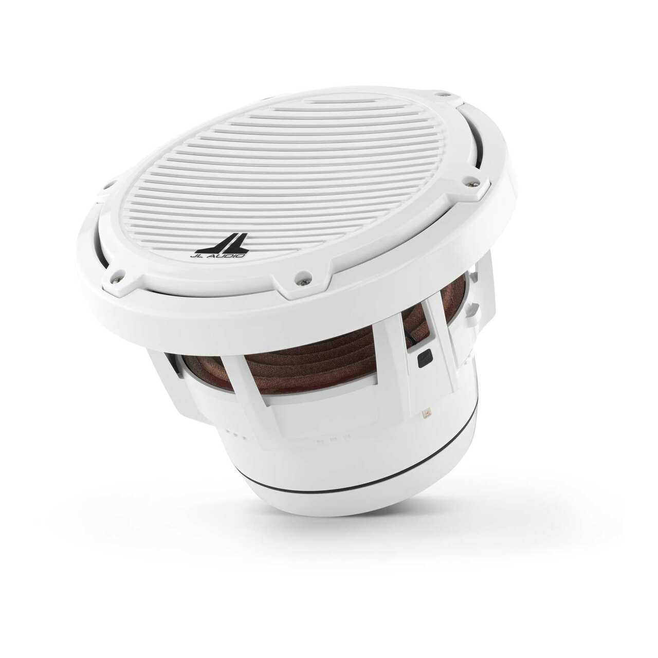 JL Audio M8W5-CG-WH, M Series Marine 8" 4-Ohm Subwoofer, Enclosed Use, White Classic Grille, 200W
