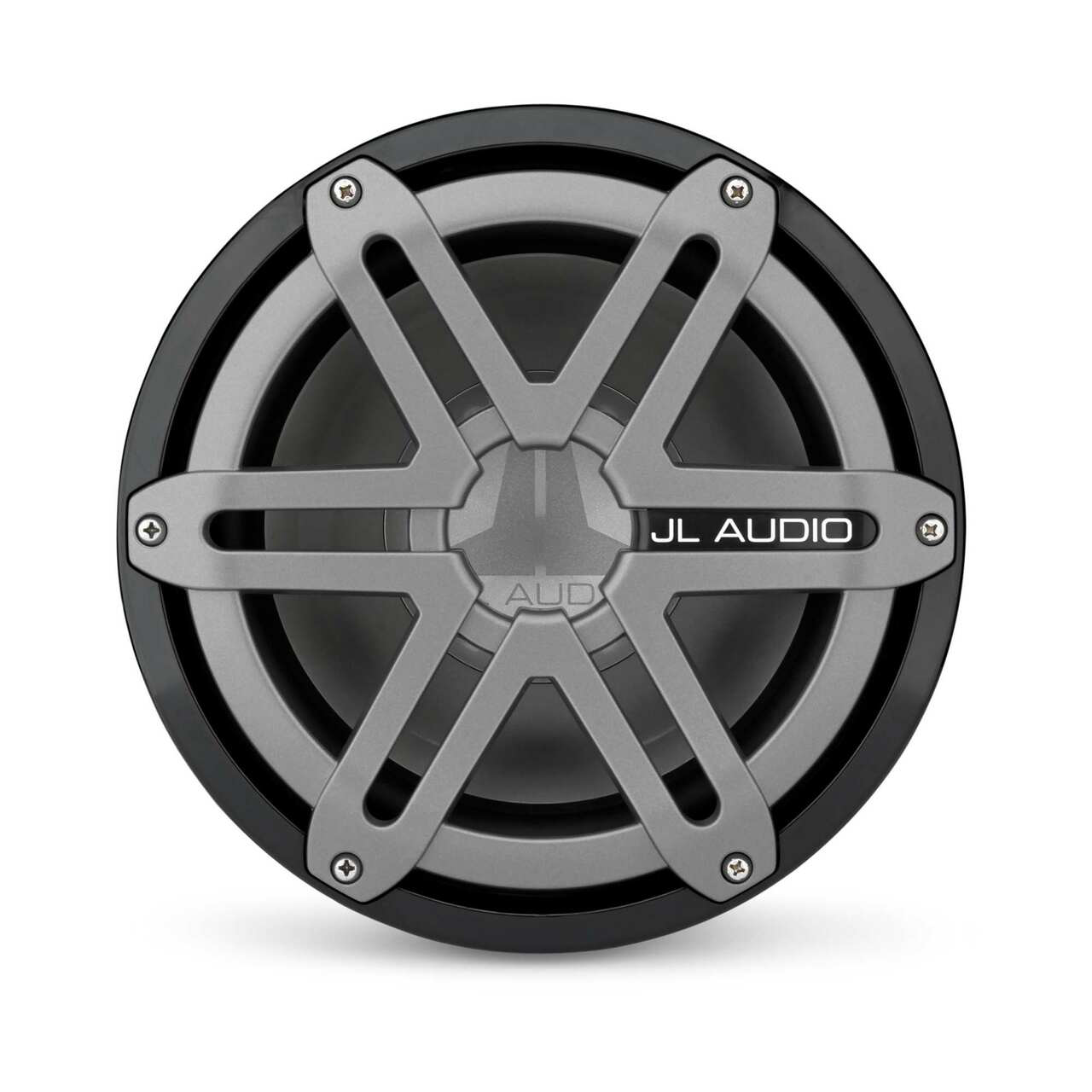 JL Audio M8W5-SG-TB, M Series Marine 8" 4-Ohm Subwoofer, Enclosed Use, Titanium/Black Sport Grille, 200W