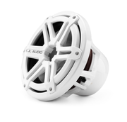 JL Audio M10IB5-SG-WH, M Series Marine 10" 4-Ohm Subwoofer, Infinite Baffle, White Sport Grille, 250W
