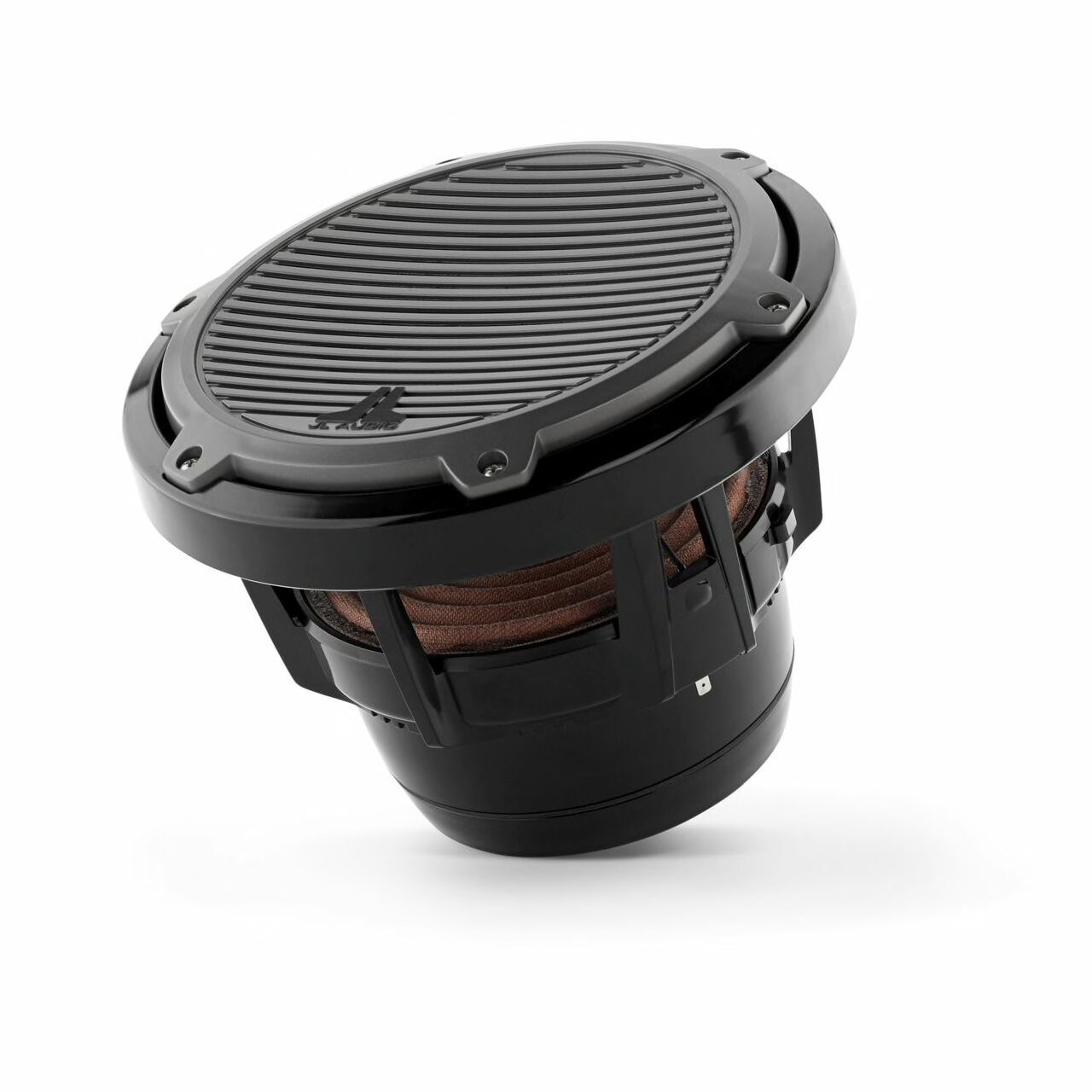 JL Audio M8W5-CG-TB, M Series Marine 8" 4-Ohm Subwoofer, Enclosed Use, Titanium/Black Classic Grille, 200W