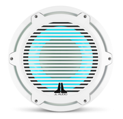 JL Audio M7-12IB-C-GWGW-i-4, 12" Infinite Baffle Marine Subwoofer - Classic Gloss White Grille w/ RGB LED, 600W