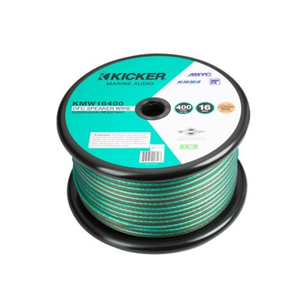 Kicker KMW16400, Marine 16 AWG Speaker Wire, 400Ft (47KMW16400)
