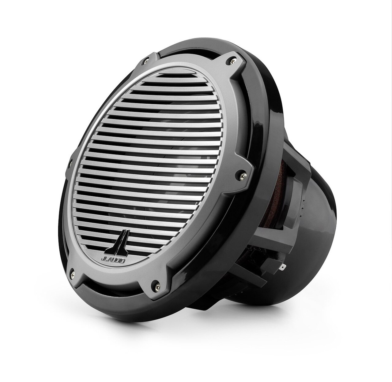 JL Audio M10W5-CG-TB, M Series Marine 10" 4-Ohm Subwoofer, Titanium/Black Classic Grille, 250W