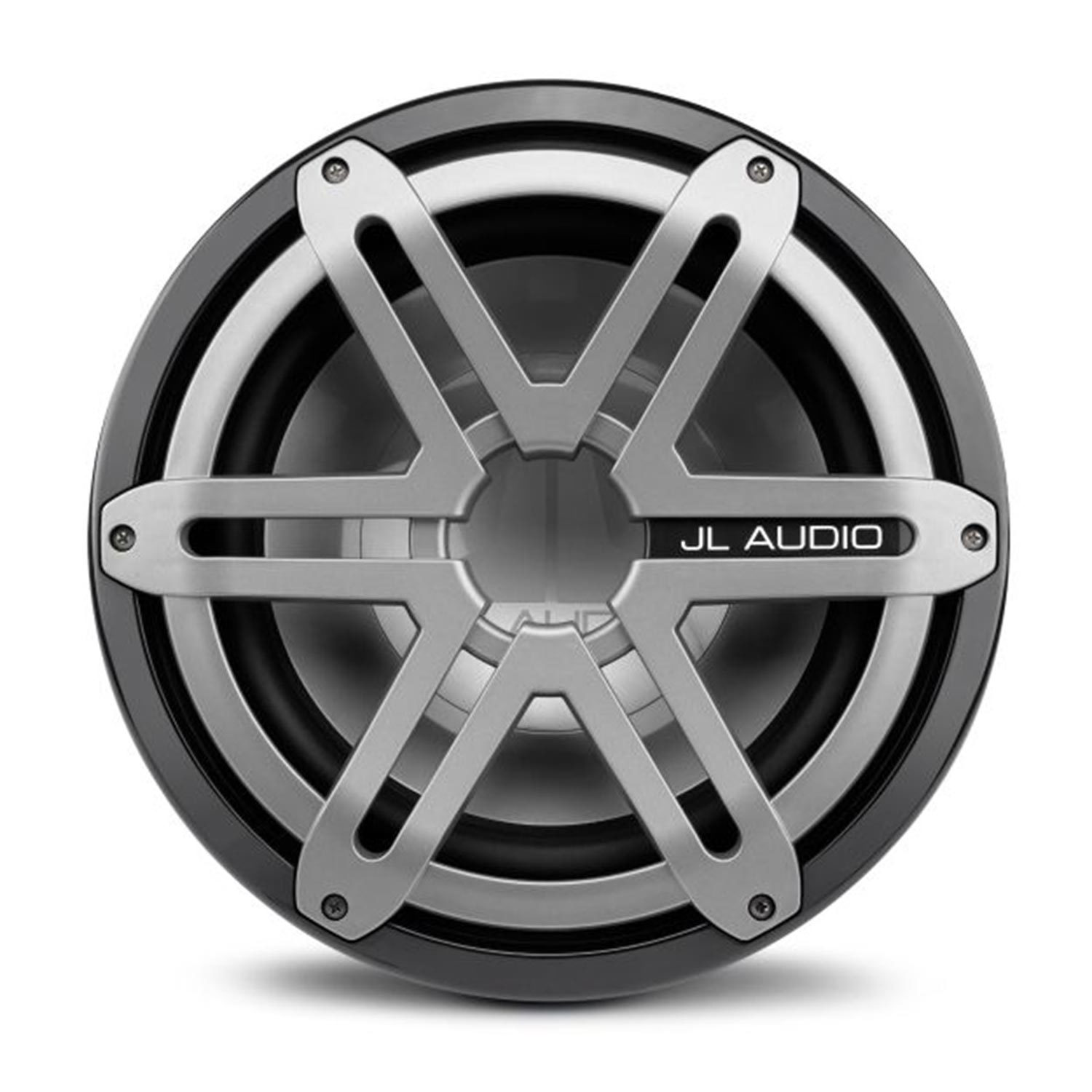 JL Audio M12IB6-SG-TB, M Series Marine 12" 4-Ohm Subwoofer, Titanium/Black Sport Grille, 600W