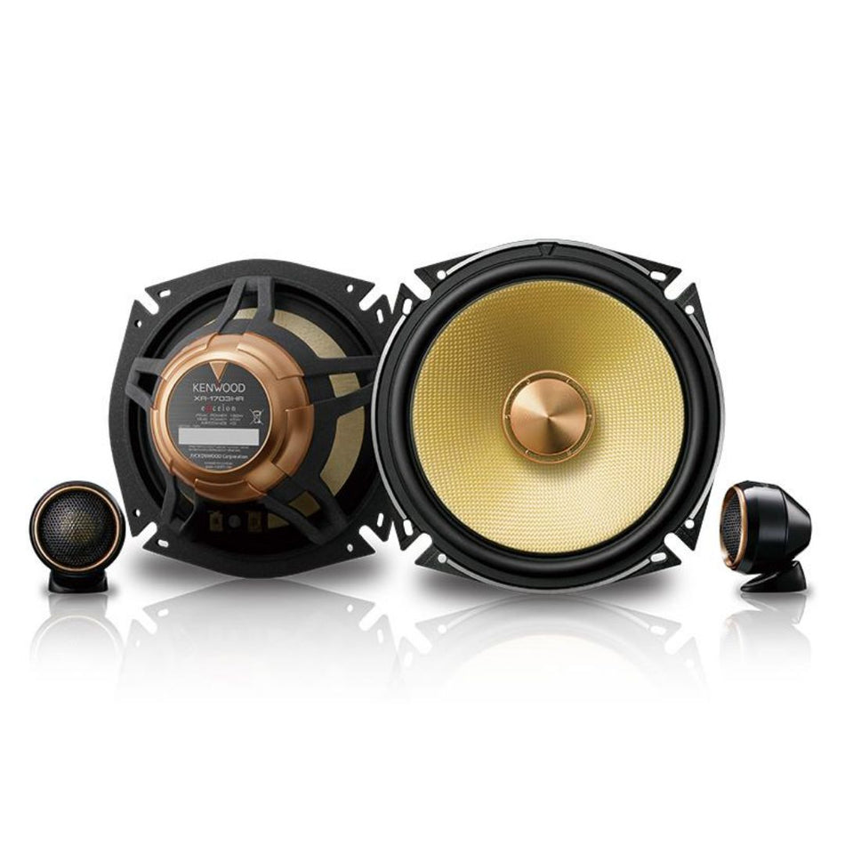 Kenwood XR-1703HR, eXcelon Reference 6-3/4" HiRes Component Speaker System, 180W