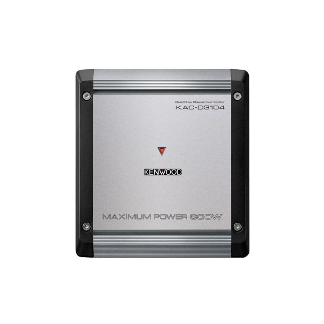 Kenwood KAC-D3104, Dynamic Series Class D 4 Channel Full Range Car Amplifier, 600W