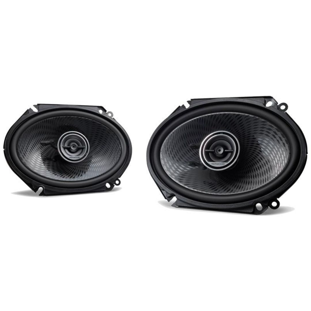 Kenwood KFC-C6896PS, Performance Series 6x8" 2-Way Coaxial Full Range Car Speakers, 360W