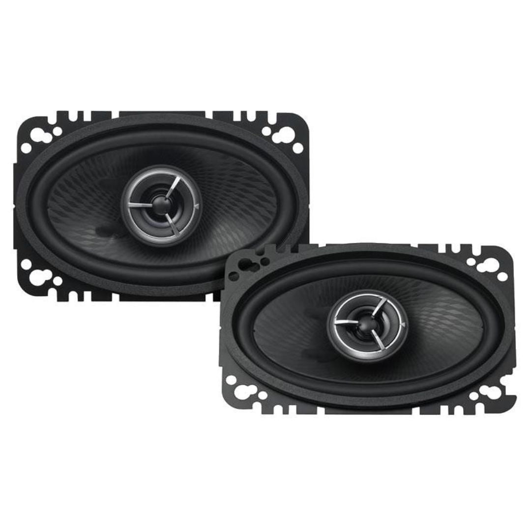 Kenwood KFC-X463C, eXcelon 4x6" 2-Way Coaxial Car Speakers, 100W