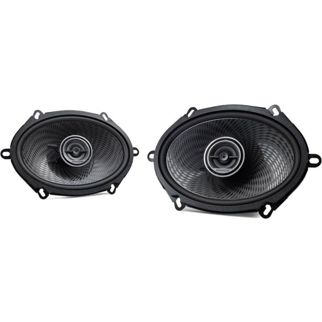 Kenwood KFC-C5796PS, Performance Series 5x7" 2-Way Coaxial Full Range Car Speakers, 320W