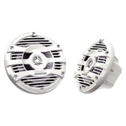 Kenwood KFC-1653MRW, 6.5" 2-Way Coaxial Marine / Motorsport Speaker w/ White Grille - 150W