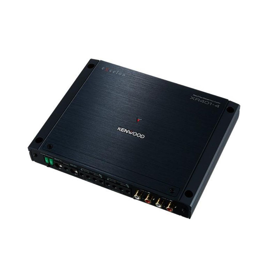 Kenwood XR401-4, eXcelon Reference Class D 4 Channel Full Range Car Amplifier, 400W RMS