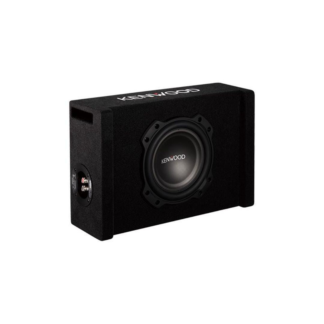 Kenwood P-W804B, 8" Loaded Subwoofer w/ Ported Enclosure - 900W