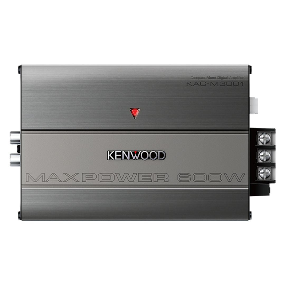 Kenwood KAC-M3001, Marine / Motorsports Compact Monoblock Subwoofer Amplifier - 600W