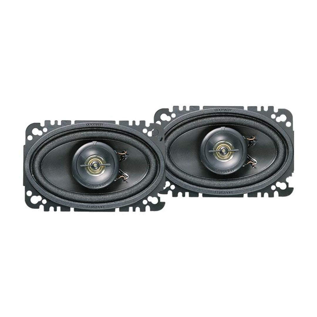 Kenwood KFC-4675C, Sport Series 4x6" 2-Way Coaxial Full Range Car Speakers, 60W