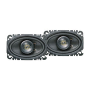Kenwood KFC-4675C, Sport Series 4x6" 2-Way Coaxial Full Range Car Speakers, 60W