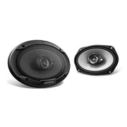 Kenwood KFC-6966S, Sport Series 6x9" 2-Way Coaxial Full Range Car Speakers, 400W