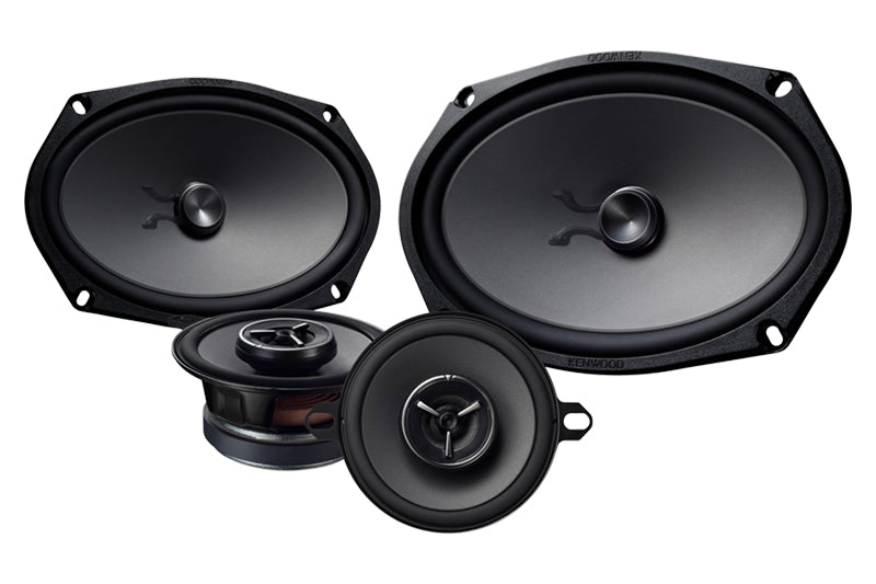 Kenwood KFC-XP6903C, eXcelon 6x9" 2-Way Shallow Woofer Component Car Speaker System w/ 3-1/2" Mid Range, 300W