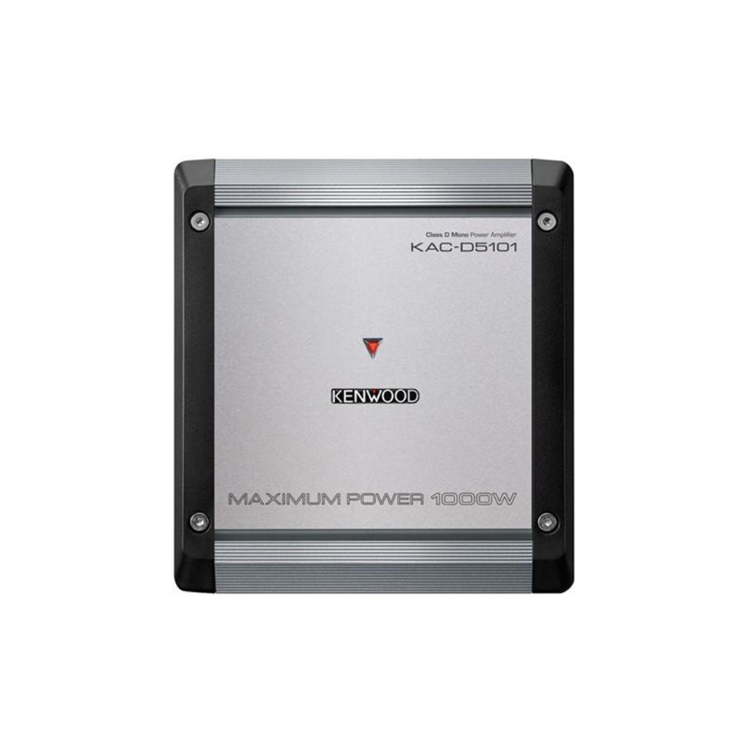 Kenwood KAC-D5101, Dynamic Series Class D Monoblock Subwoofer Car Amplifier, 1000W