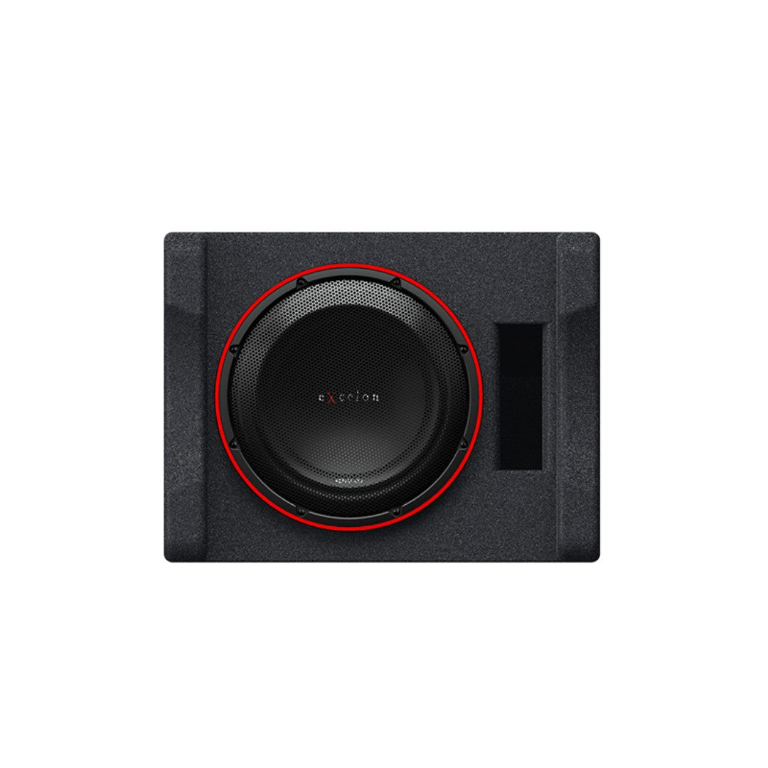 Kenwood P-XW1221SHP, eXcelon Single 12" 2 Ohm Loaded High Power Subwoofer Enclosure - 2000W