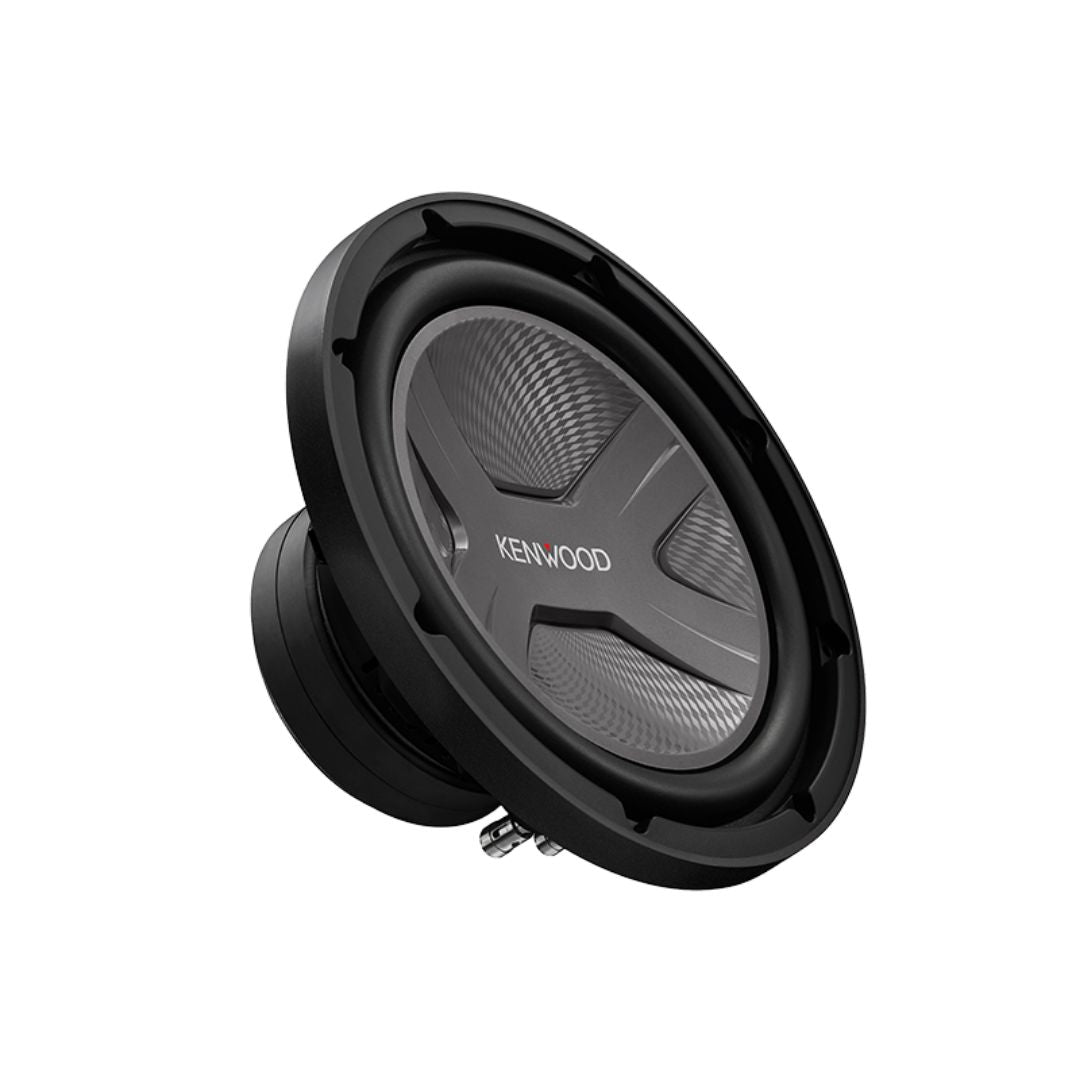 Kenwood KFC-W2541, 10" Single 4 Ohm Voice Coil Car Subwoofer, 1300W