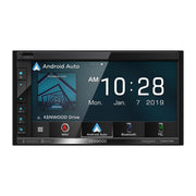 Kenwood DNR476S, 6.8" Digital Multimedia/ Navigation Receiver w/ Apple CarPlay and Android Audio (Does not play CDs)