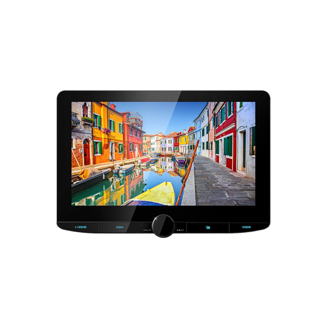 Kenwood DMX1057XR, eXcelon Reference 10.1" Floating Monitor Multimedia Receiver w/ Apple CarPlay™ and Android Auto™ (Does not play DVD/CD discs)