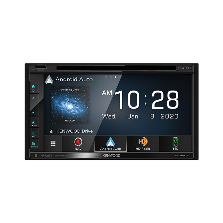 Kenwood DNX697S, eXcelon 6.8" Navigation/DVD Receiver w/ CarPlay and Android Auto