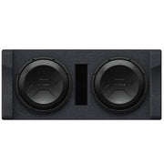 Kenwood P-XW1221D, eXcelon Dual 12" 2 Ohm Loaded Subwoofer Enclosure - 2000W