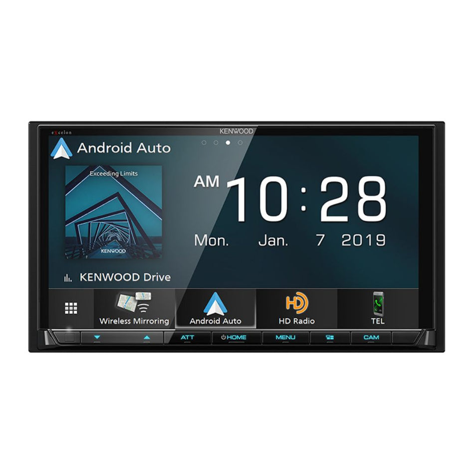 Kenwood DMX906S, eXcelon 6.95" Digital Multimedia Receiver w/ Wireless CarPlay and Android Auto (Does not play CDs)