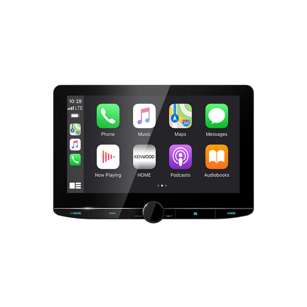 Kenwood DNR1007XR, eXcelon Reference 10.1" Floating Monitor Navigation Multimedia Receiver w/ Apple CarPlay™ and Android Auto™ (Does not play DVD/CD discs)