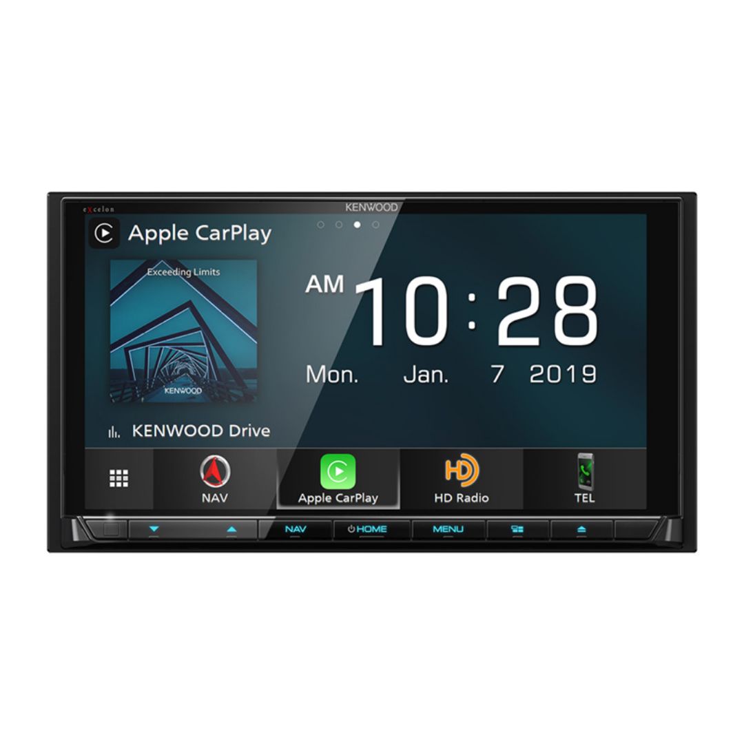 Kenwood DNX996XR, eXcelon Reference 6.8" Navigation/DVD Receiver w/ CarPlay and Android Auto