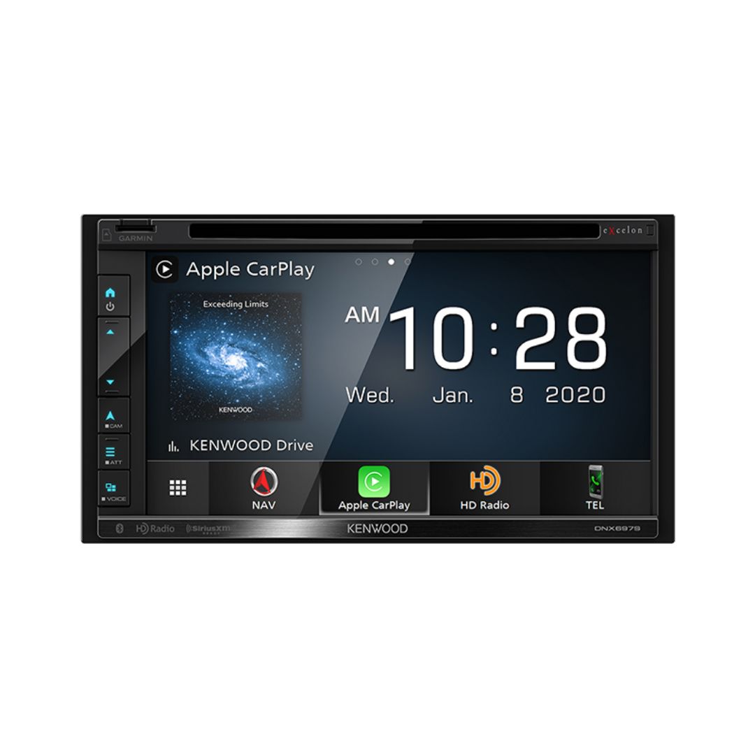 Kenwood DNX697S, eXcelon 6.8" Navigation/DVD Receiver w/ CarPlay and Android Auto
