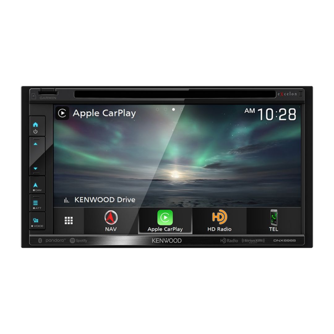Kenwood DNX696S, eXcelon 6.8" Navigation/DVD Receiver w/ CarPlay and Android Auto