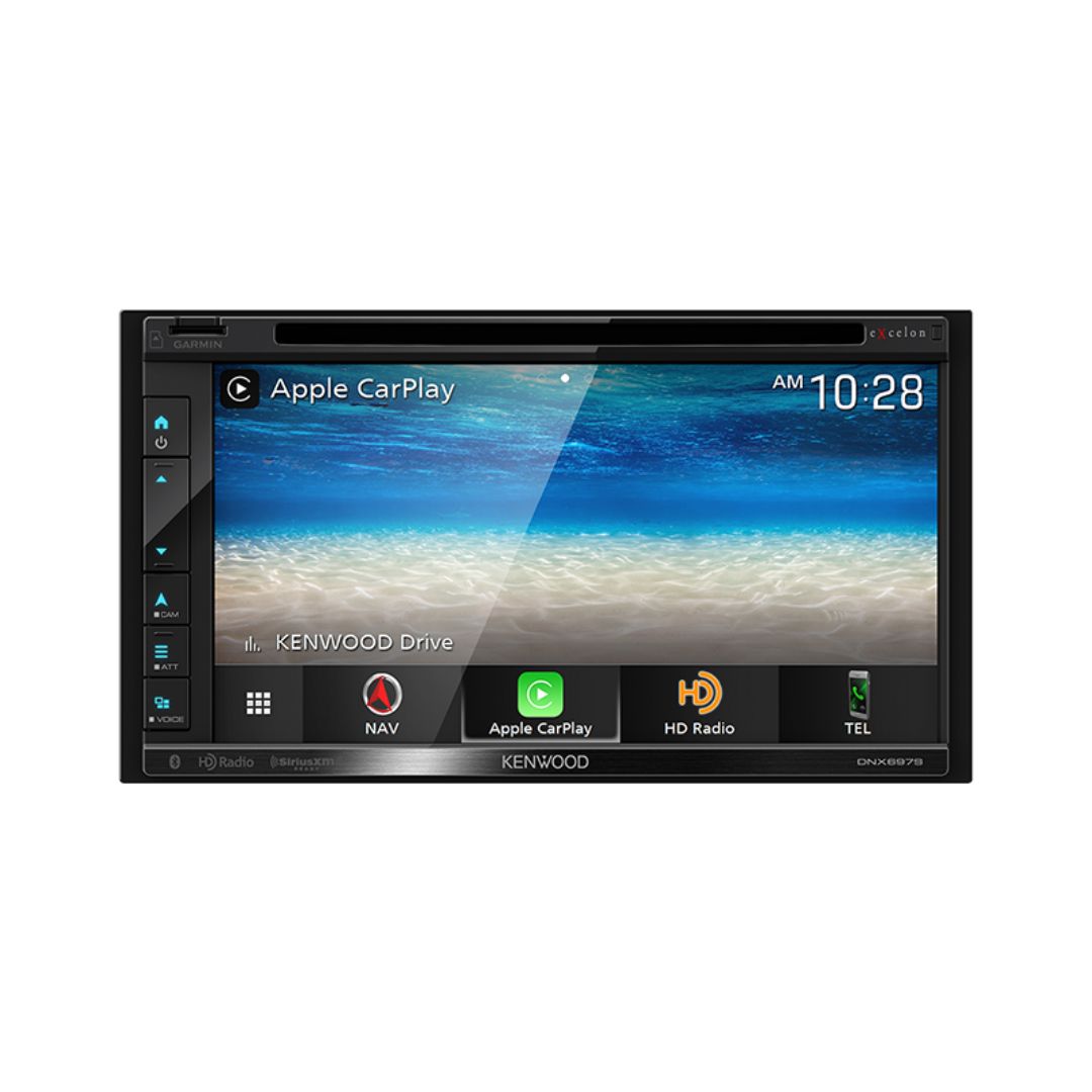 Kenwood DNX697S, eXcelon 6.8" Navigation/DVD Receiver w/ CarPlay and Android Auto