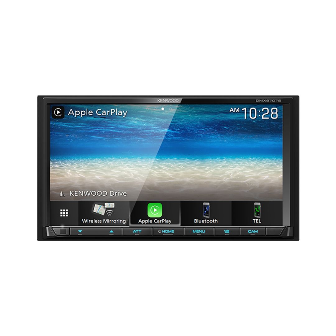 Kenwood DMX9707S, 6.95" Digital Multimedia Receiver w/ Wireless CarPlay and Android Auto (Does not play CDs)