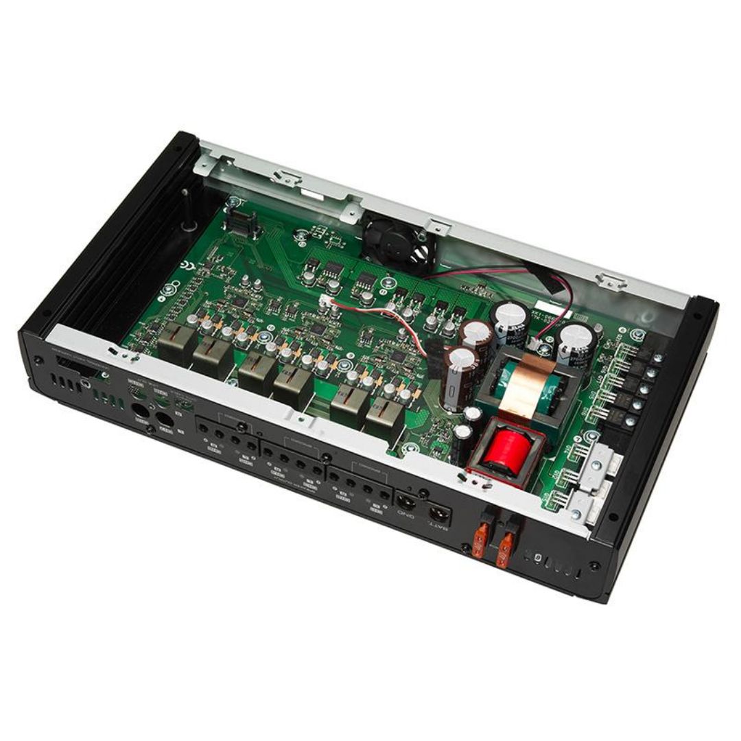 Kenwood XR600-6DSP, eXcelon Reference 6 Channel Car Amplifier w/ Integrated 10 Channel DSP, 1200W