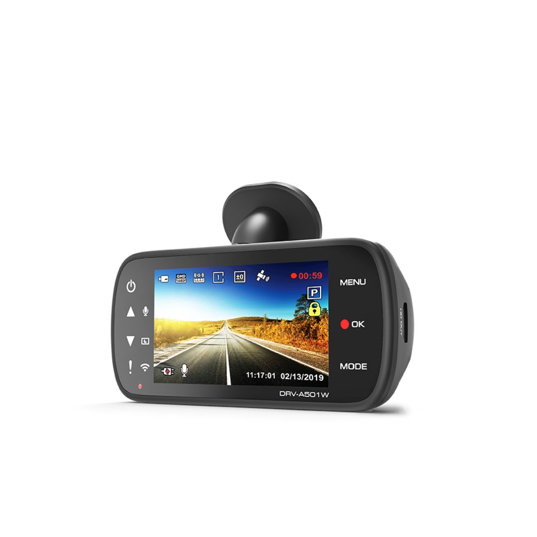 Kenwood DRV-A501WDP, Front and Rear Dashboard Camera Package