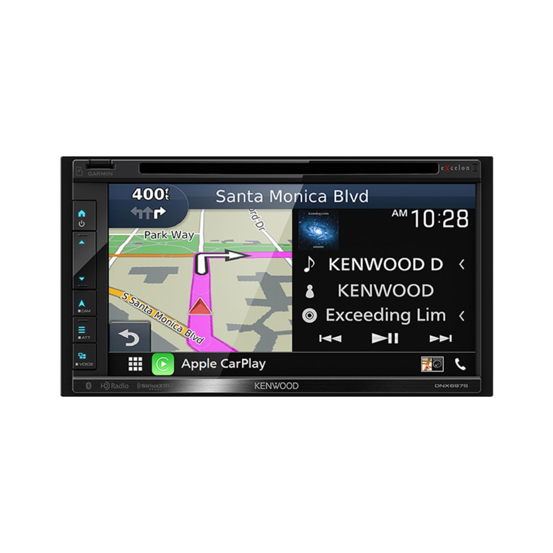 Kenwood DNX697S, eXcelon 6.8" Navigation/DVD Receiver w/ CarPlay and Android Auto