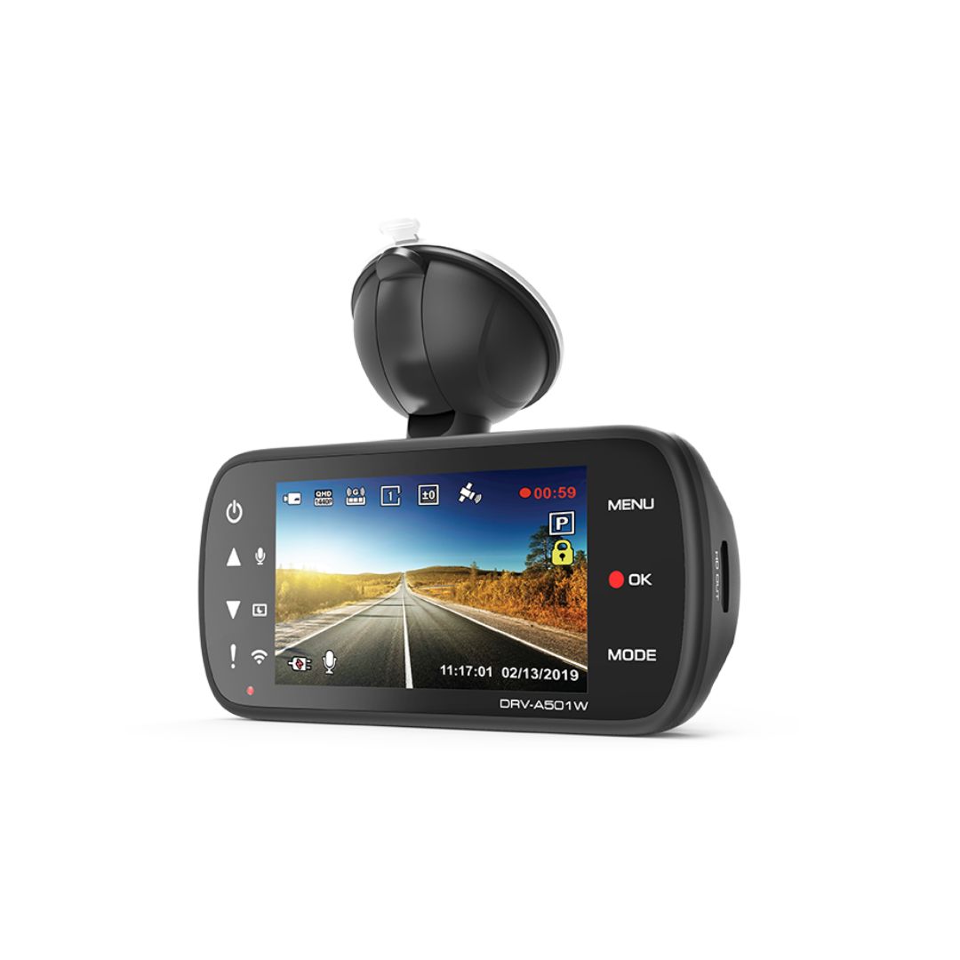 Kenwood DRV-A501WDP, Front and Rear Dashboard Camera Package