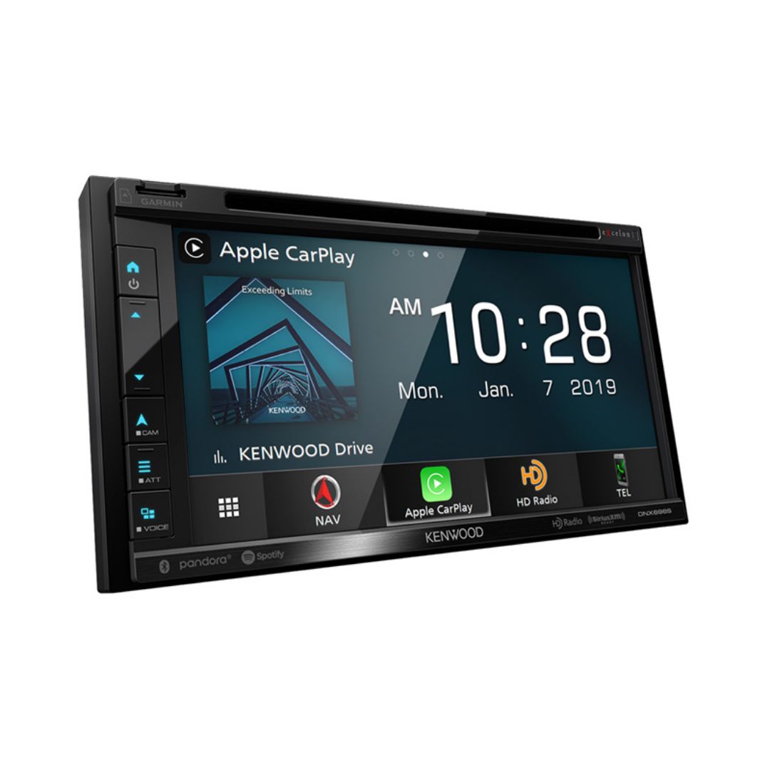 Kenwood DNX696S, eXcelon 6.8" Navigation/DVD Receiver w/ CarPlay and Android Auto